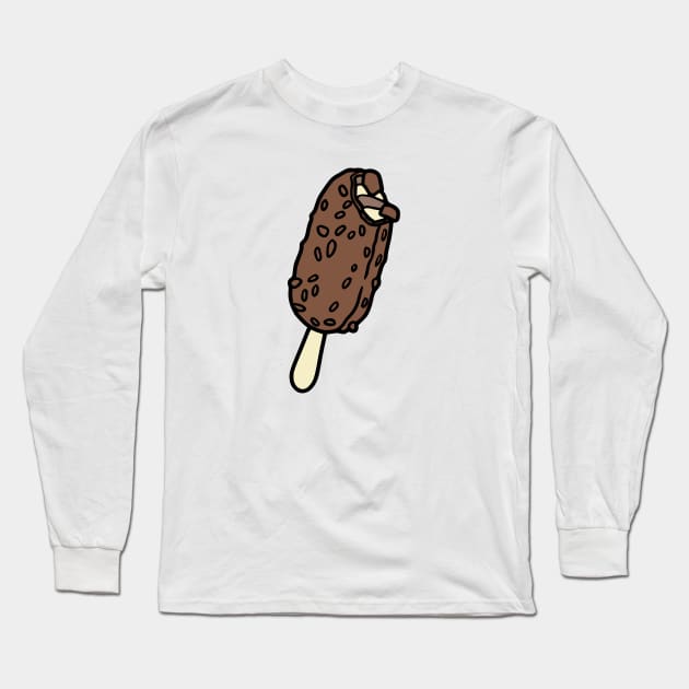 Chocolate Popsicle Long Sleeve T-Shirt by nightDwight